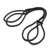 Adjustable Bondage Rope Hand & Foot Cuffs – Soft Nylon Restraints for Couples – Black / Khaki